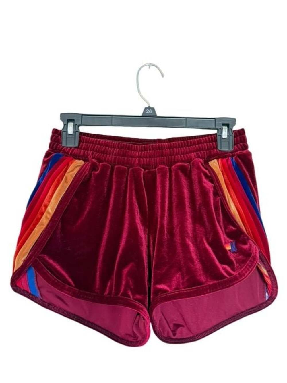 Aviator Nation Red Velvet Lounge Short Size M